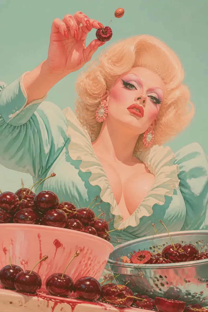 Outtake, cherry heirloom panzanella