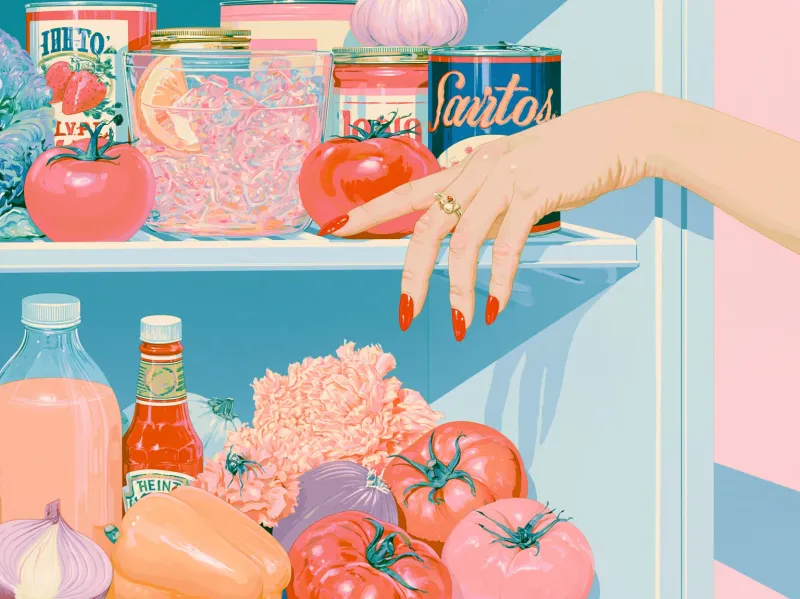 Same prompt, the fridge