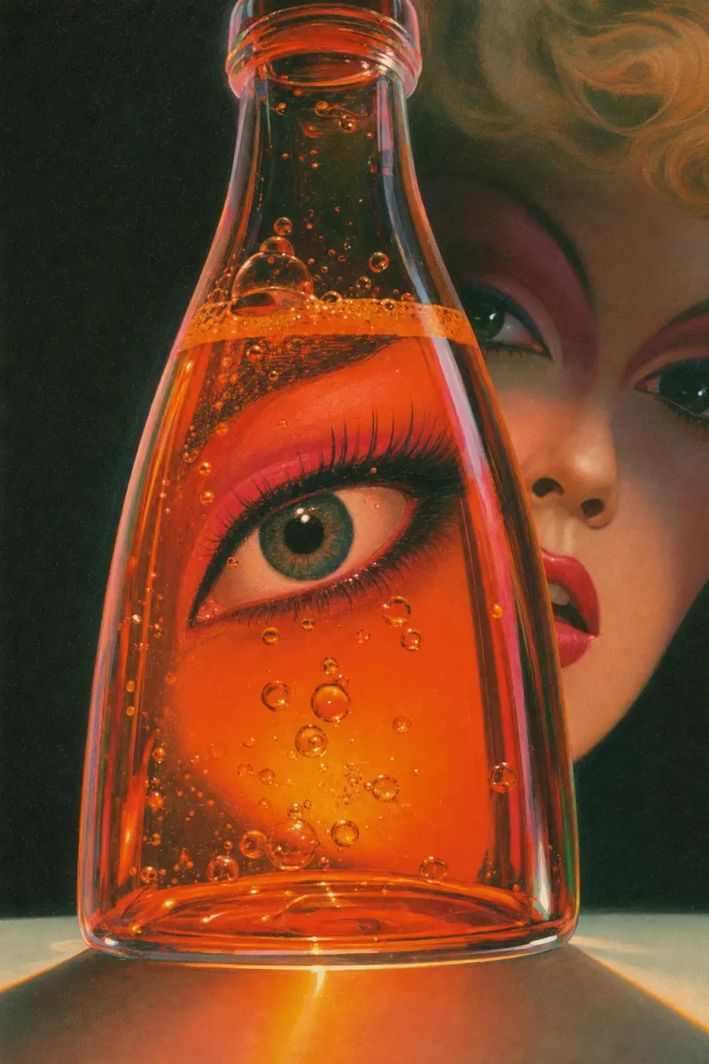 Outtake, spaghett eye bottle