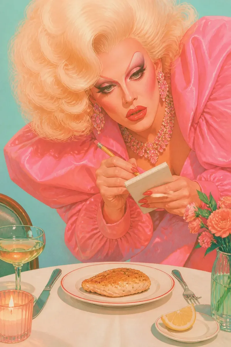 Outtake, lemon chicken