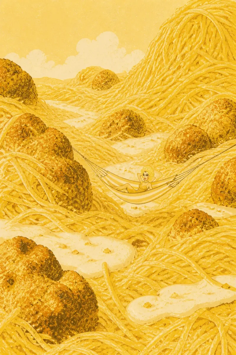 Outtake, baked spaghetti squash