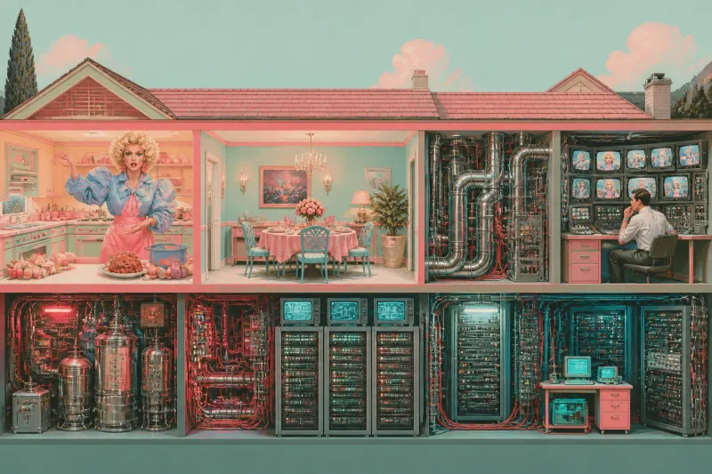 A cutaway